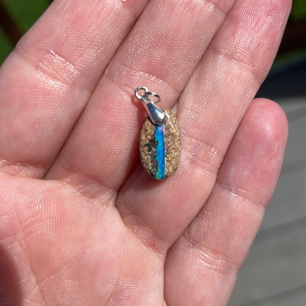 Small Pipe Opal Pendant